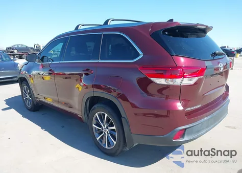 2018 Toyota Highlander Xle from USA, damaged, VIN 5TDJZRFH6JS886819